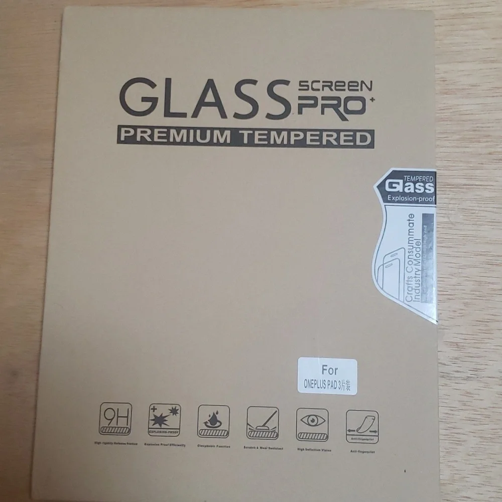 Glass Screen PRO for One plus Pad premium tempered glass screen protector 3 pac